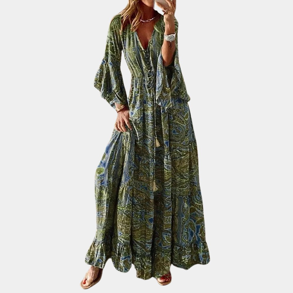 Robe Longue Bohème pour Femmes - Confort et Élégance pour Toutes Occasions