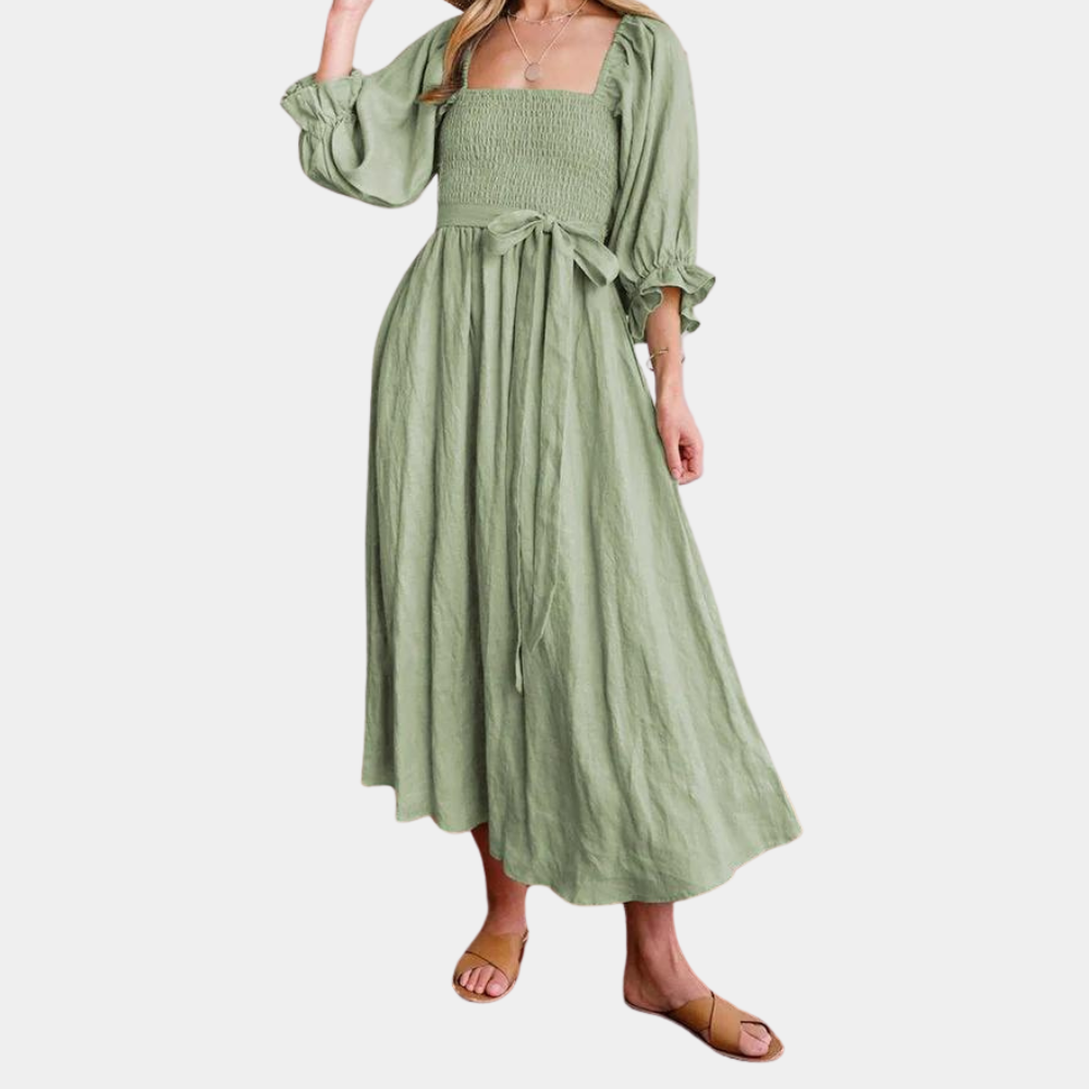 Robe d'Été Noire pour Femmes - Tissu Respirant et Confortable