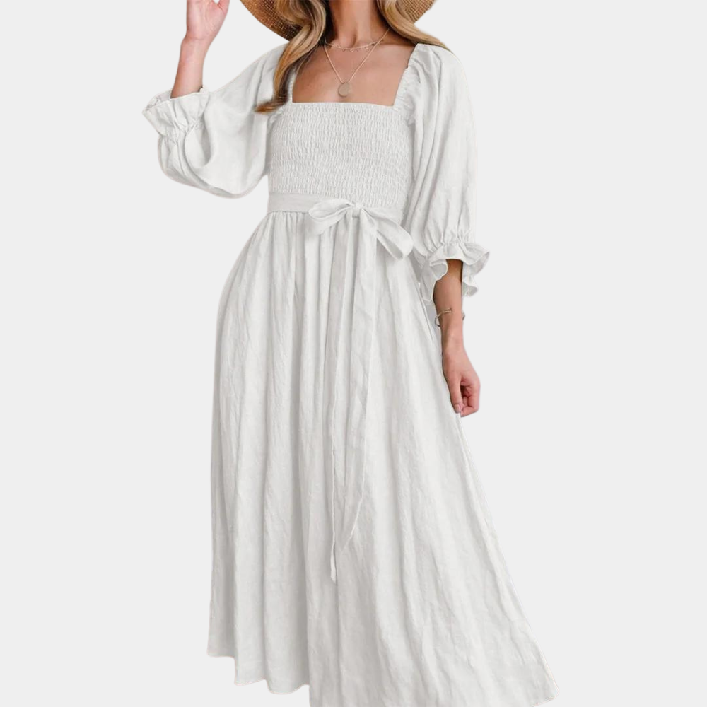Robe d'Été Noire pour Femmes - Tissu Respirant et Confortable