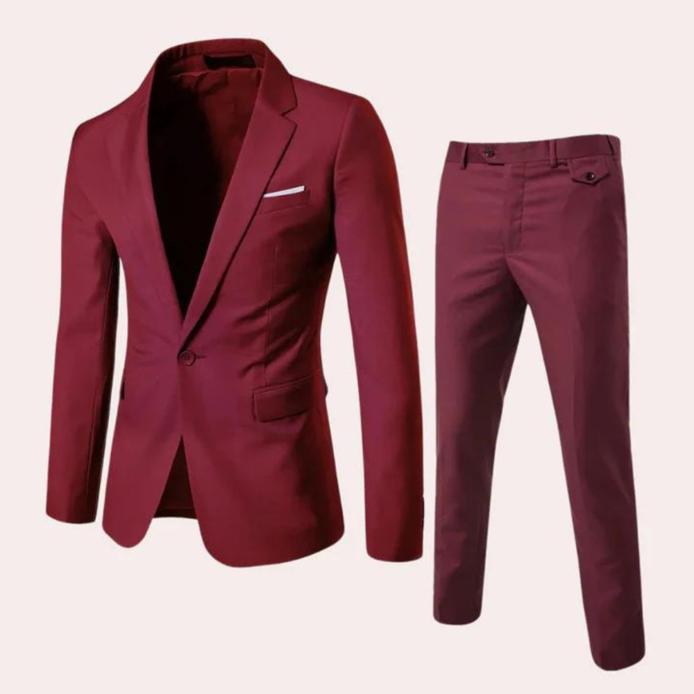 Ensemble de Costume pour Homme - Blazer Sur Mesure et Pantalon Élégant