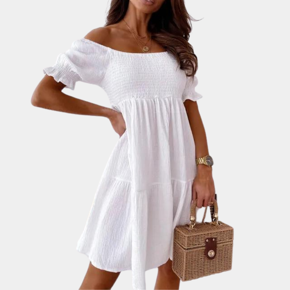 Robe Décolleté Élégante pour Femmes - Confort et Style pour Printemps Été