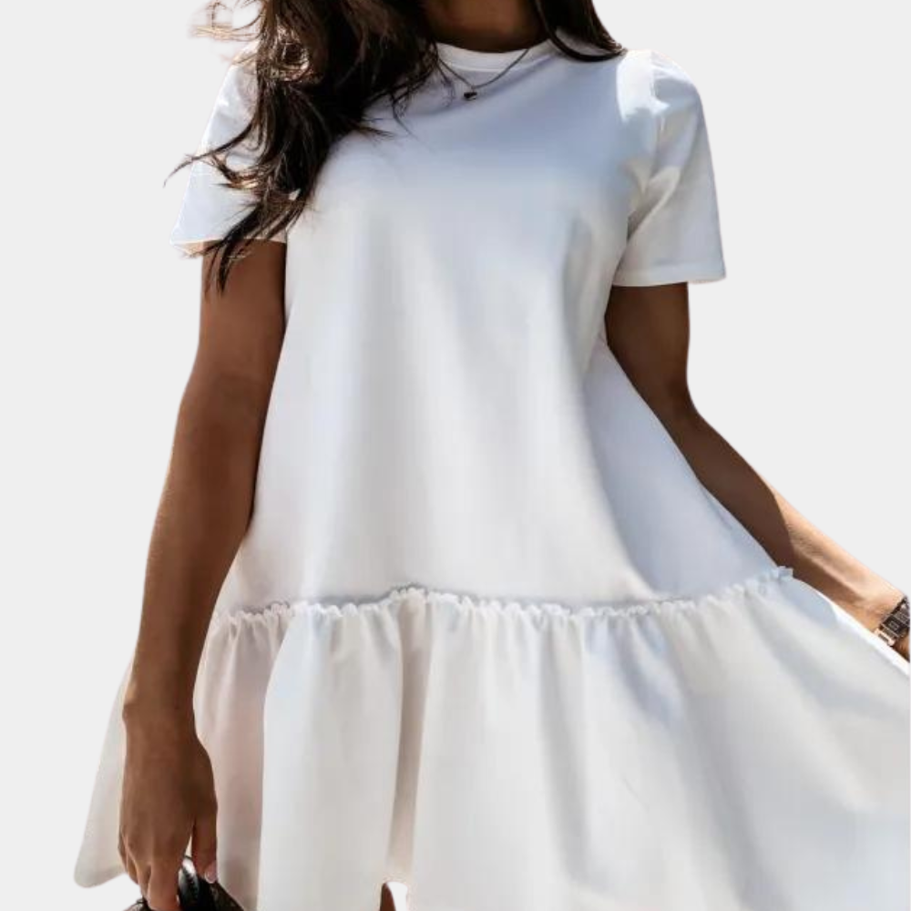 Robe Mini Femme Élégante - Tissu Respirant et Style Polyvalent