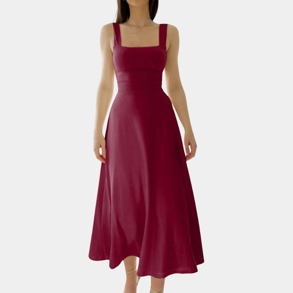 Robe Midi Chic pour Femmes - Confortable et Polyvalente pour Toutes les Occasions