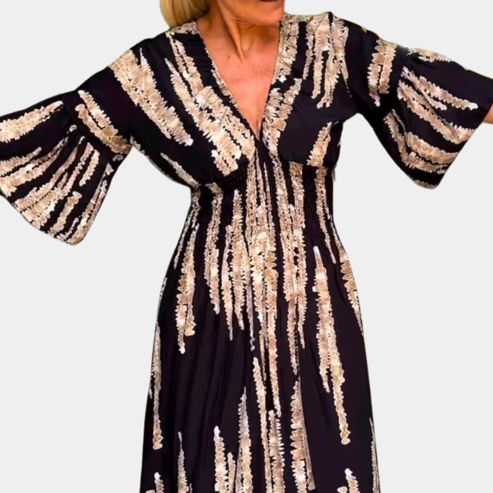 Robe Midi Chic pour Femmes - Confort et Élégance Estivale