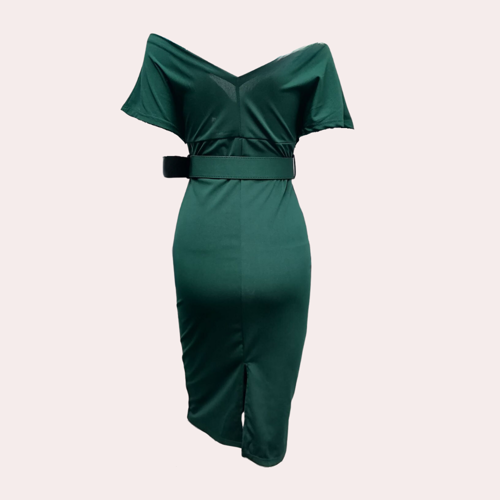 Robe de Soirée Épaule Dégagée Femme - Élégante et Confortable pour Événements Formels