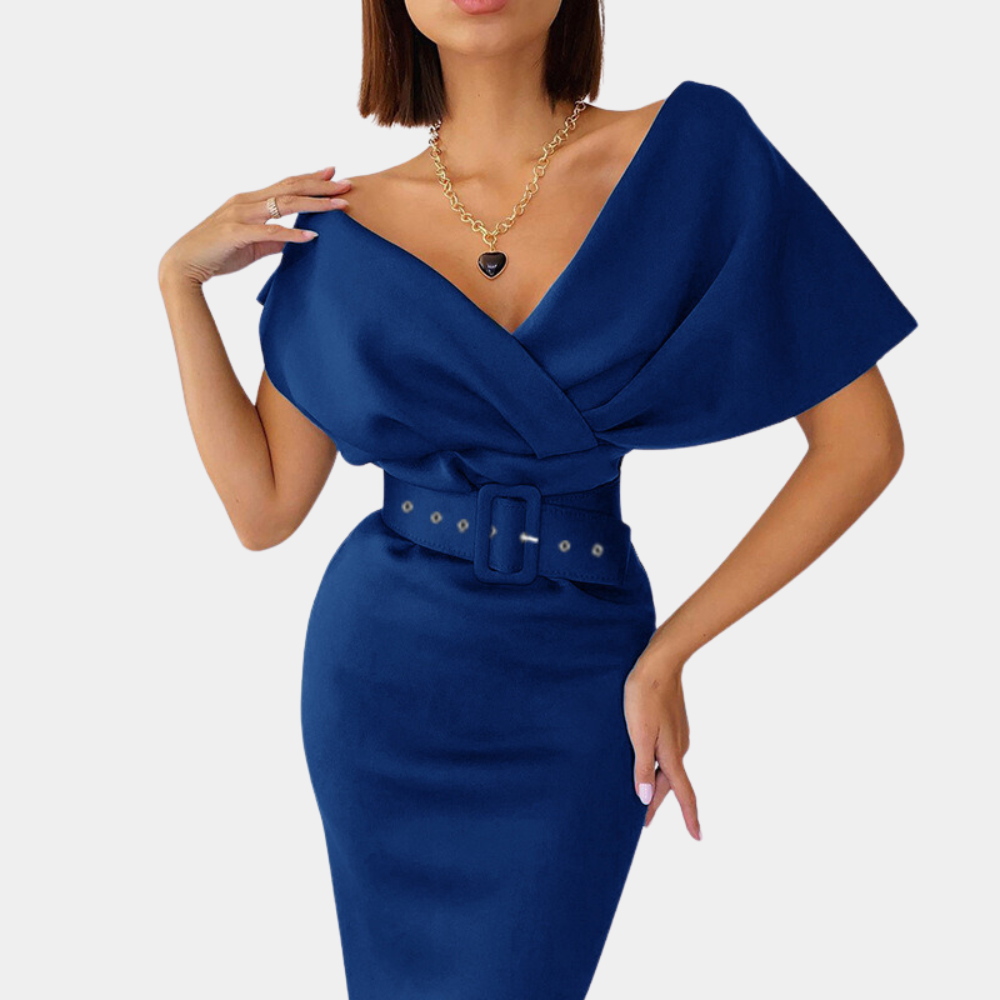 Robe de Soirée Épaule Dégagée Femme - Élégante et Confortable pour Événements Formels
