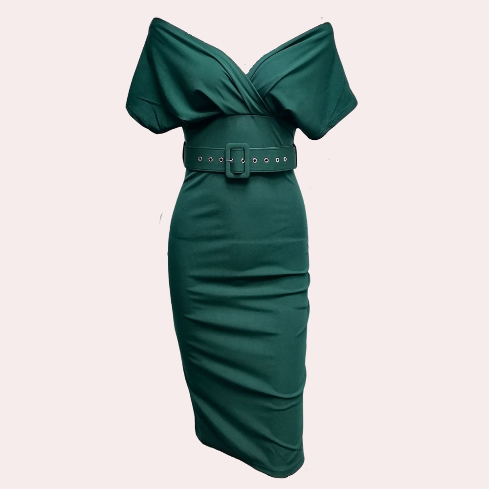 Robe de Soirée Épaule Dégagée Femme - Élégante et Confortable pour Événements Formels