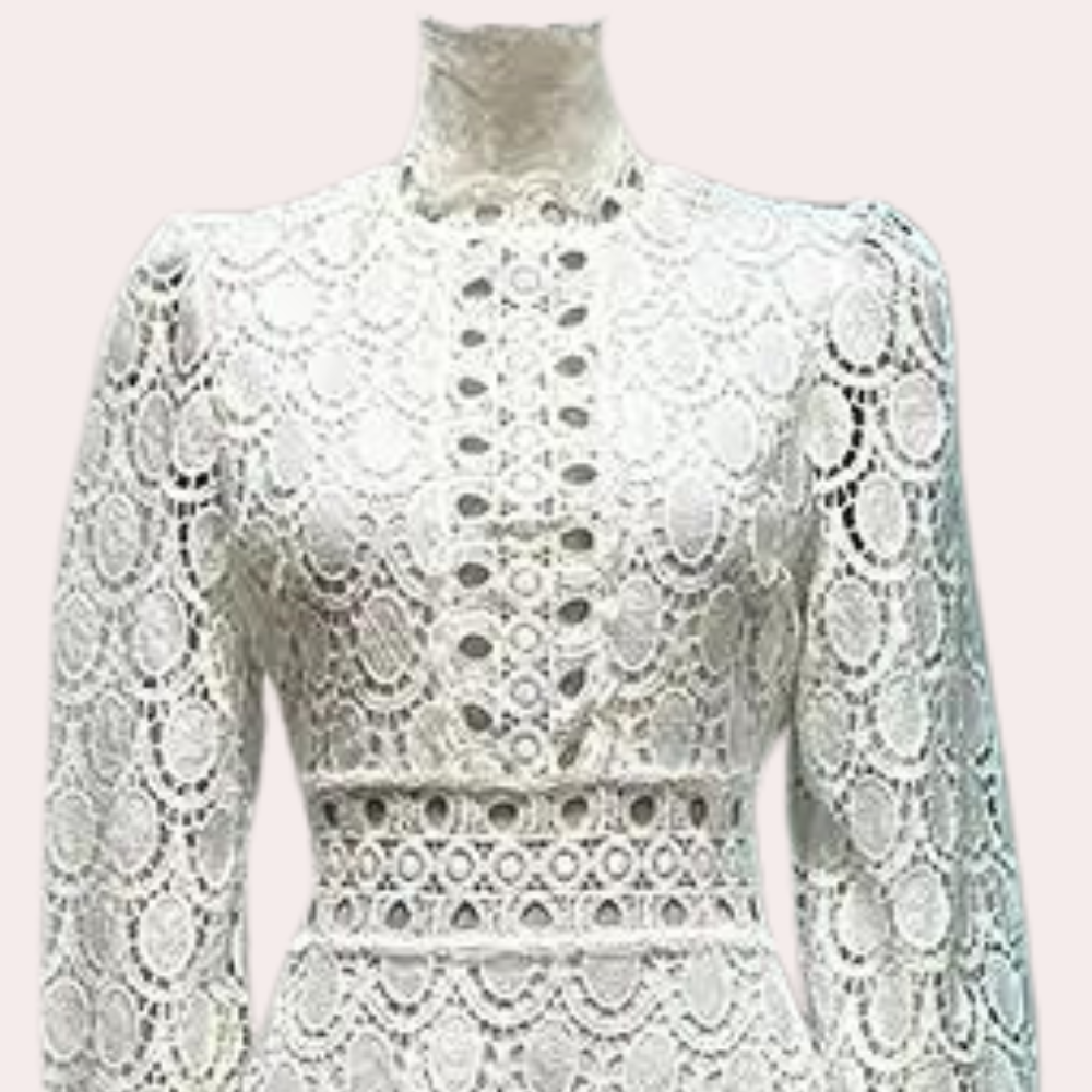 Robe d'Été Élégante en Dentelle - Style Raffiné et Confort Optimal