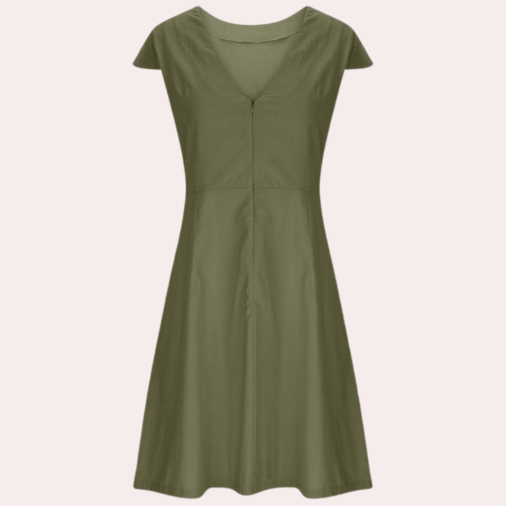 Robe A-Line Coton pour Femmes - Tissu Léger et Style Polyvalent