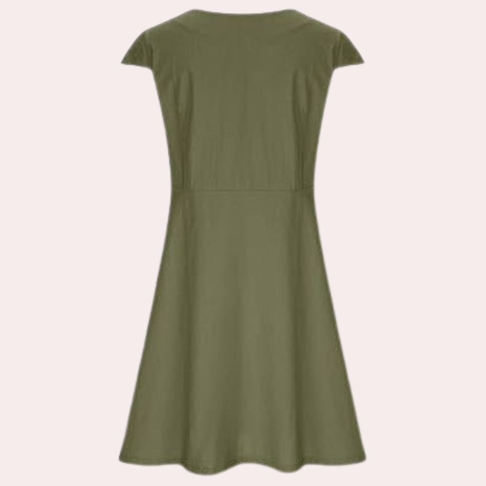 Robe A-Line Coton pour Femmes - Tissu Léger et Style Polyvalent