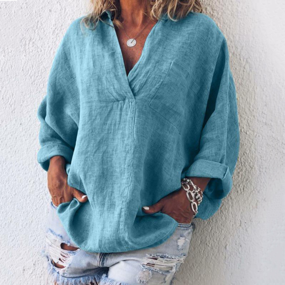 Blouse Oversize Femme en Polyester - Confort et Élégance pour Toutes les Occasions