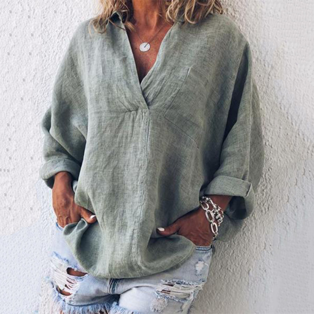Blouse Oversize Femme en Polyester - Confort et Élégance pour Toutes les Occasions