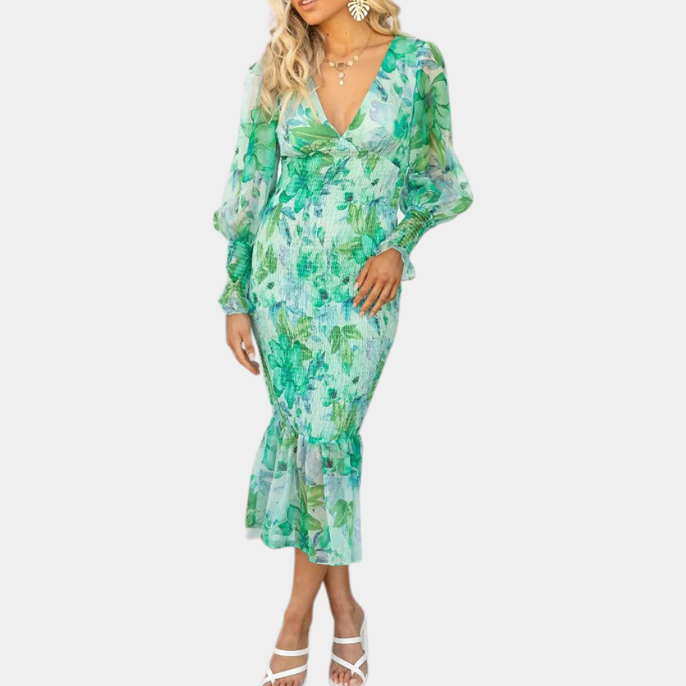 Robe à Imprimé Floral pour Femmes - Confort et Élégance au Quotidien