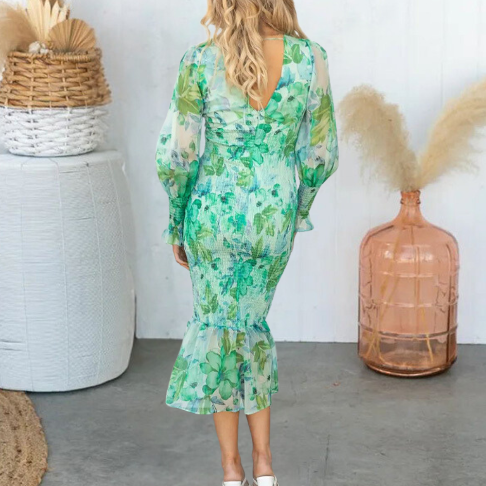 Robe à Imprimé Floral pour Femmes - Confort et Élégance au Quotidien