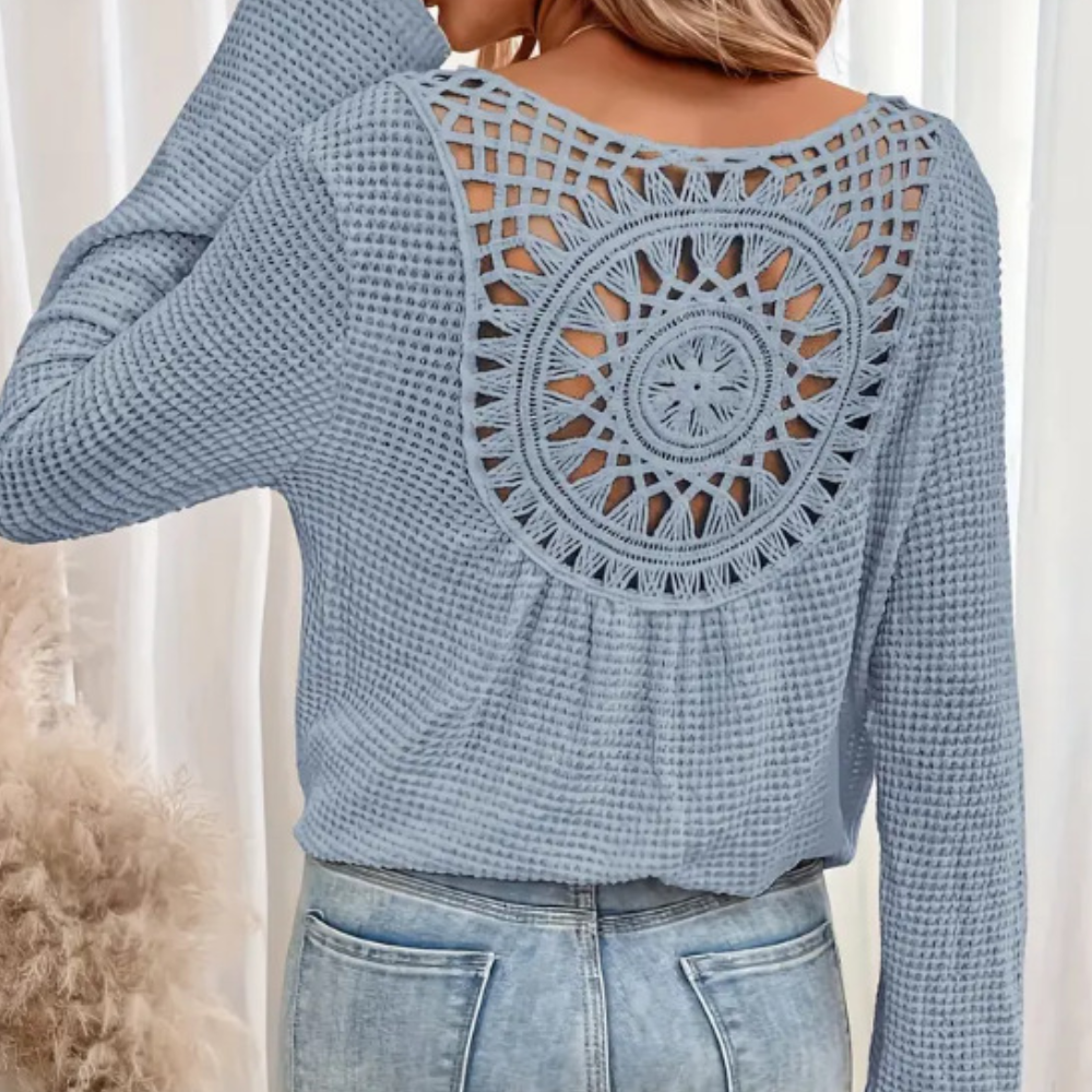 Haut Tricoté Élégant pour Femmes - Confort et Style Polyvalent