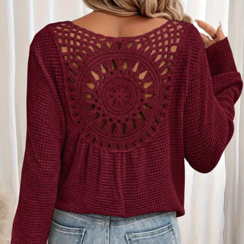 Haut Tricoté Élégant pour Femmes - Confort et Style Polyvalent