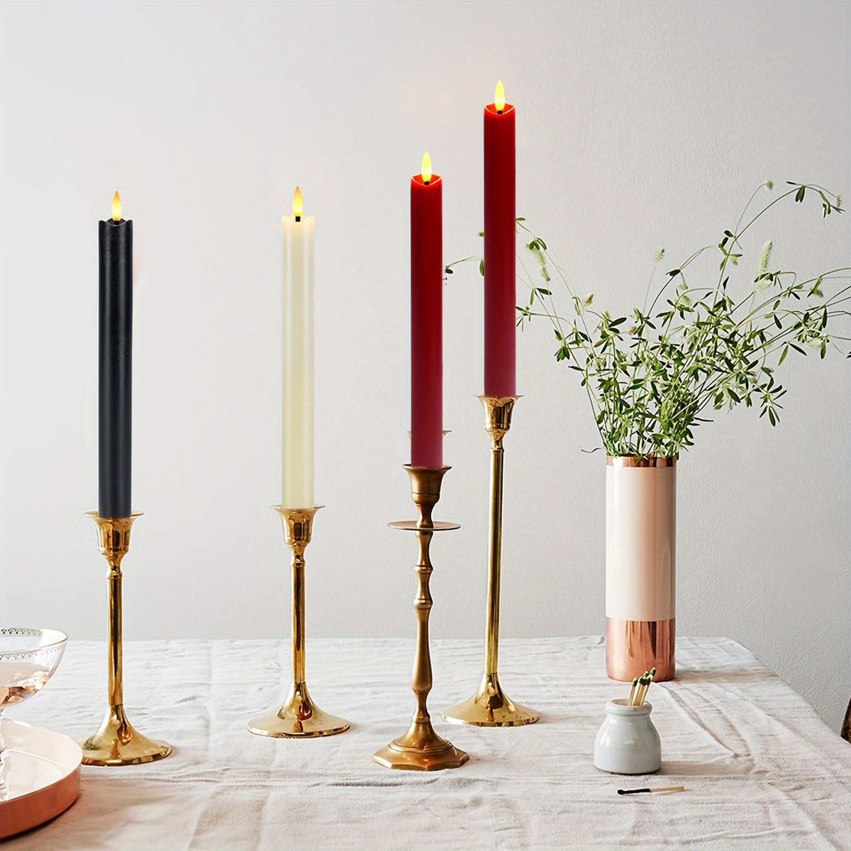 Bougies LED Télécommandées - Ambiance Élégante et Sûre pour Événements