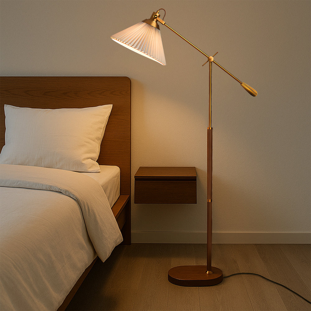 Lampe sur Pied Vintage - Design Élégant et Chaleureux
