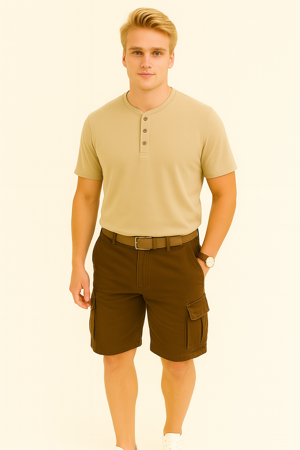 Shorts Cargo Utilitaires pour Hommes - Confort et Style Décontracté