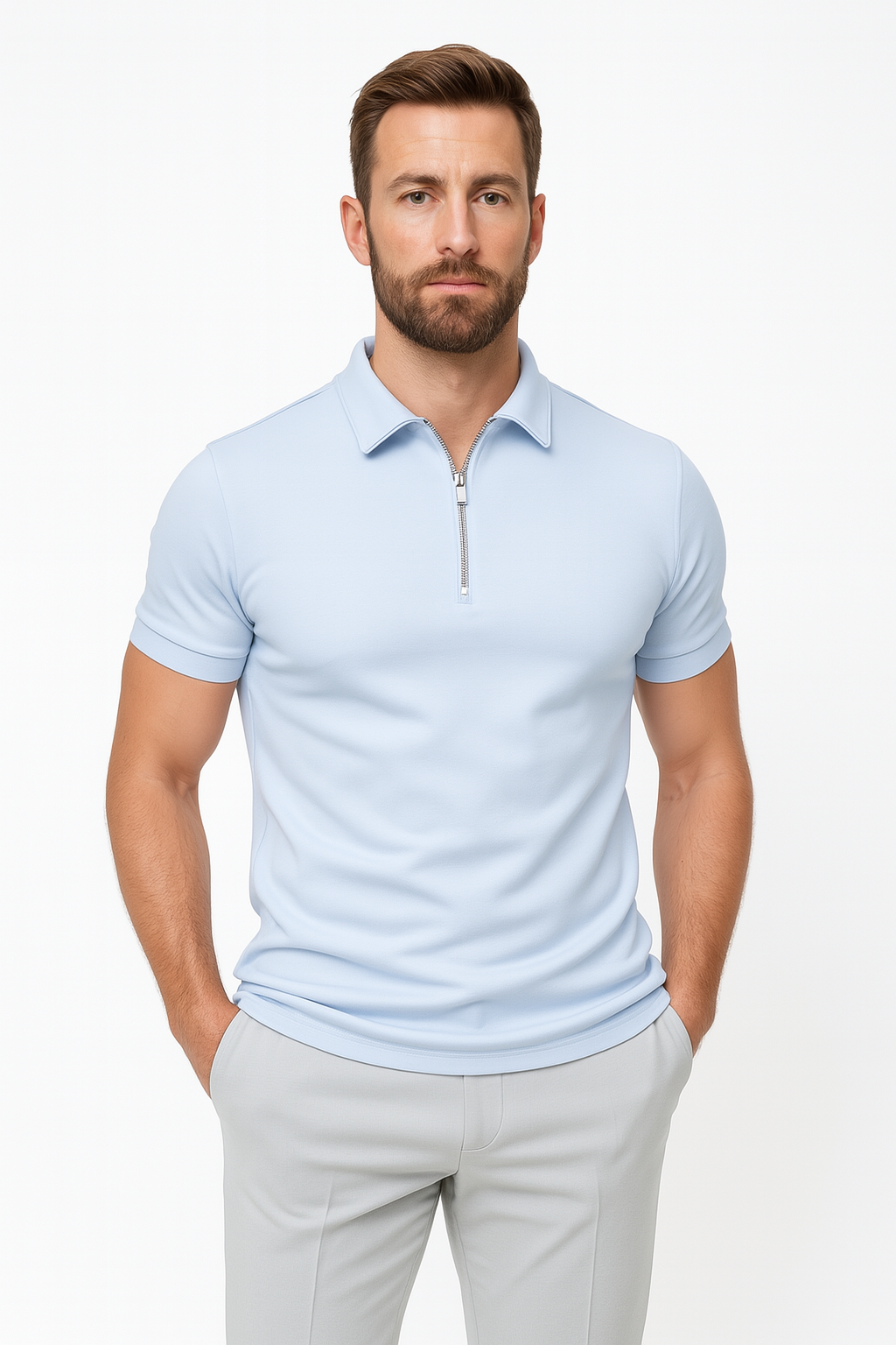 Polo Minimaliste pour Homme - Confort et Élégance au Quotidien