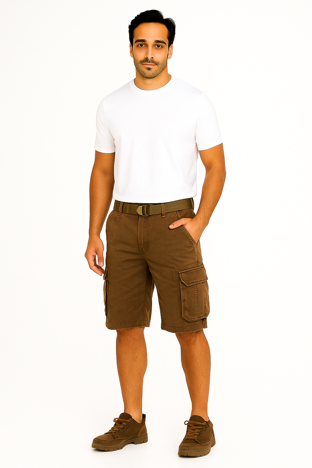 Shorts Cargo Confortables pour Hommes - Style Classique et Poches Pratiques
