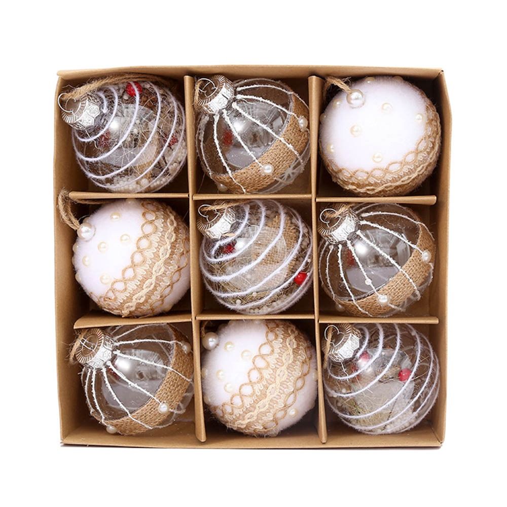 Ornements de Sapin de Noël Multicolores - Décoration Festive et Durable