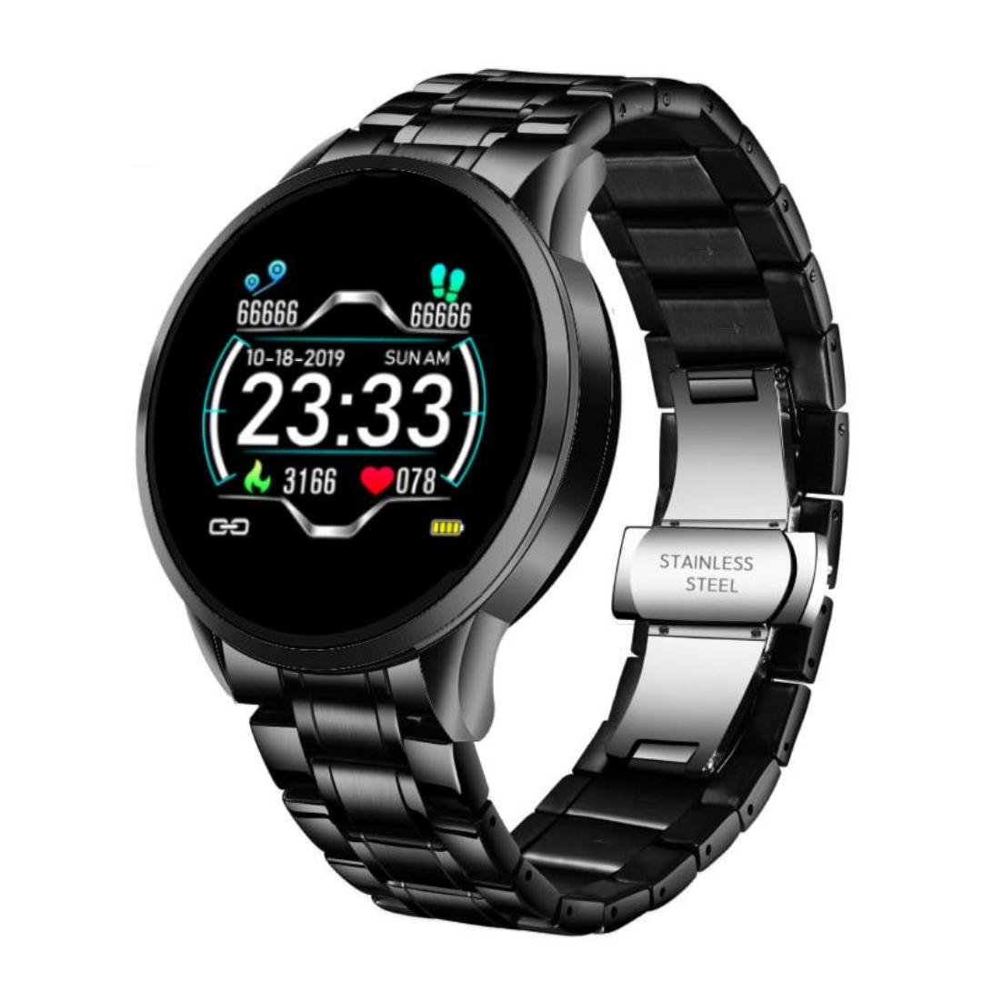 Montre Intelligente Classique - Suivi de la Santé et Notifications