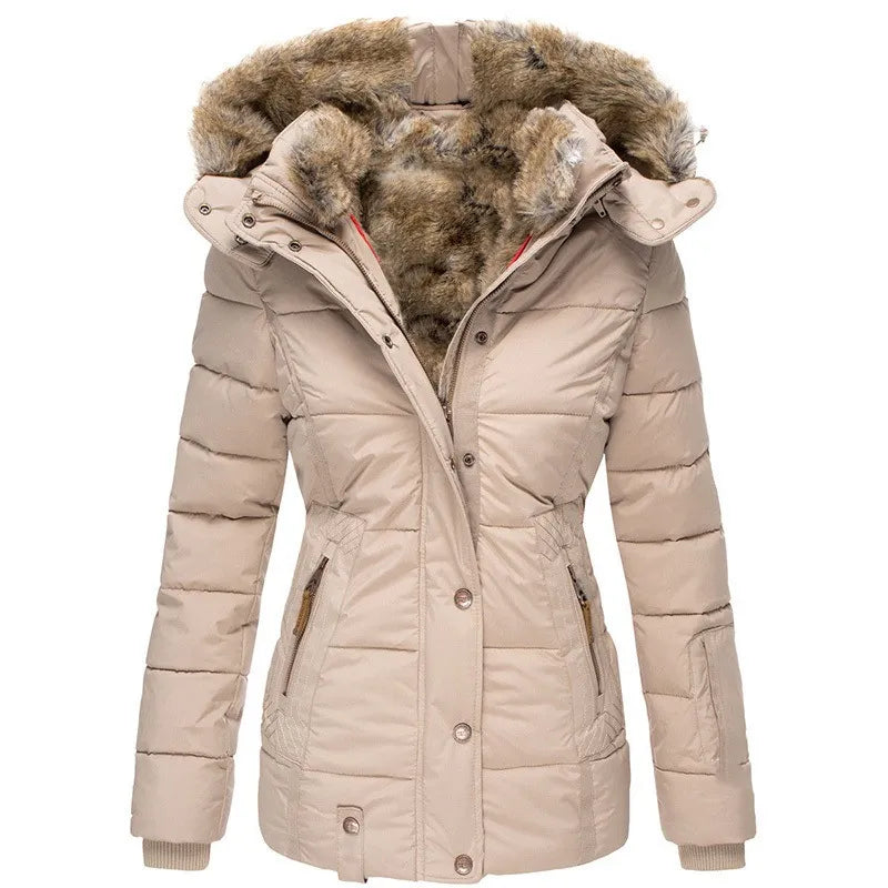 Manteau d'Hiver en Fausse Fourrure - Chic et Chaud pour Jours Froids