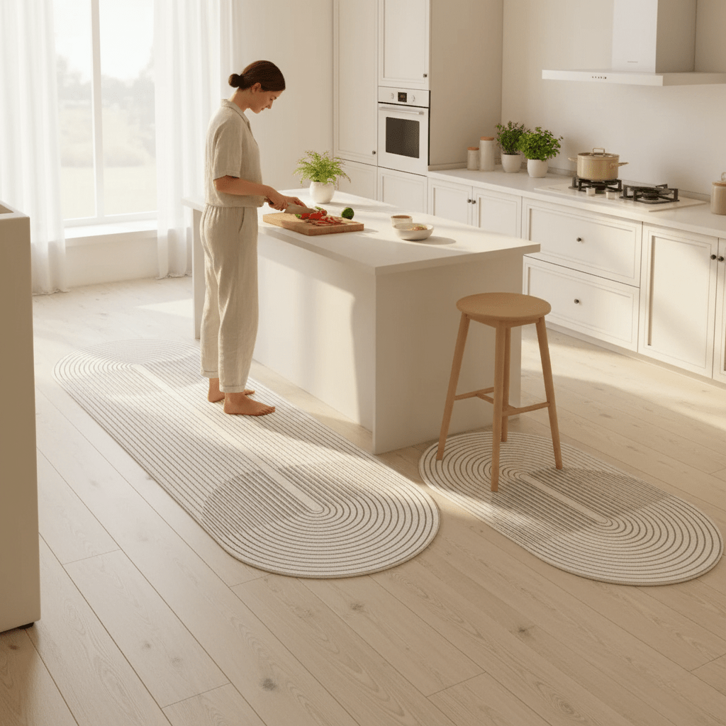 Tapis de Cuisine Anti-Fatigue | Confort Ergonomique et Design Élégant
