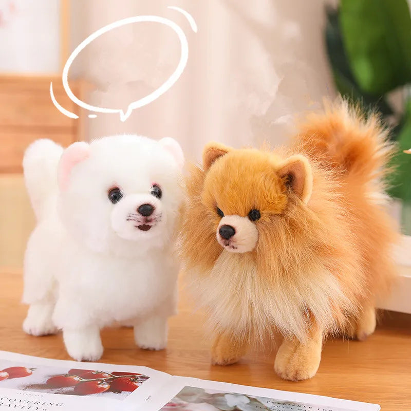 Jouet en Peluche Pomeranien - Douceur et Compagnie pour Enfants