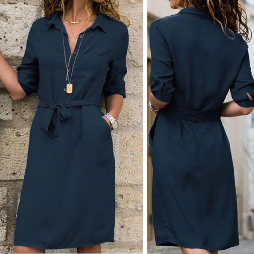 Robe d'Été Élégante pour Femmes - Polyester de Haute Qualité et Style Polyvalent