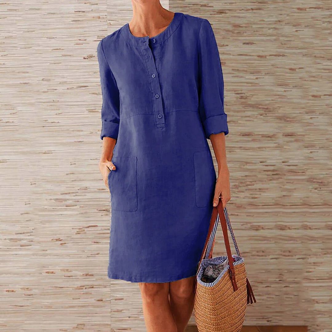 Robe d'été Polyester pour Femmes - Élégance Confortable et Polyvalente