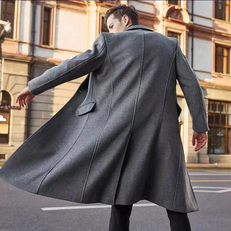 Manteau Long pour Hommes - Élégance et Confort en Toute Saison