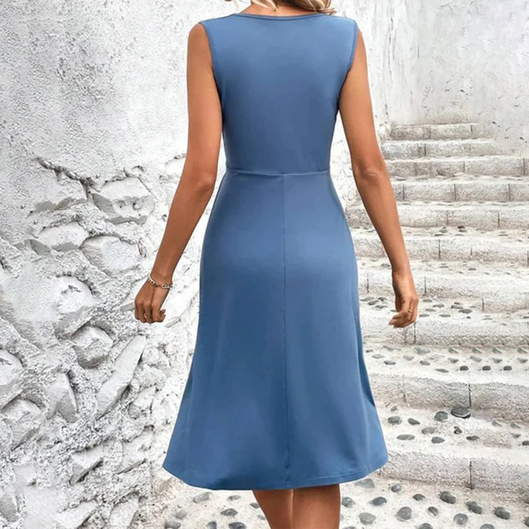 Robe d'été A-line Imprimé Floral - Élégante et Confortable pour Toutes Occasions