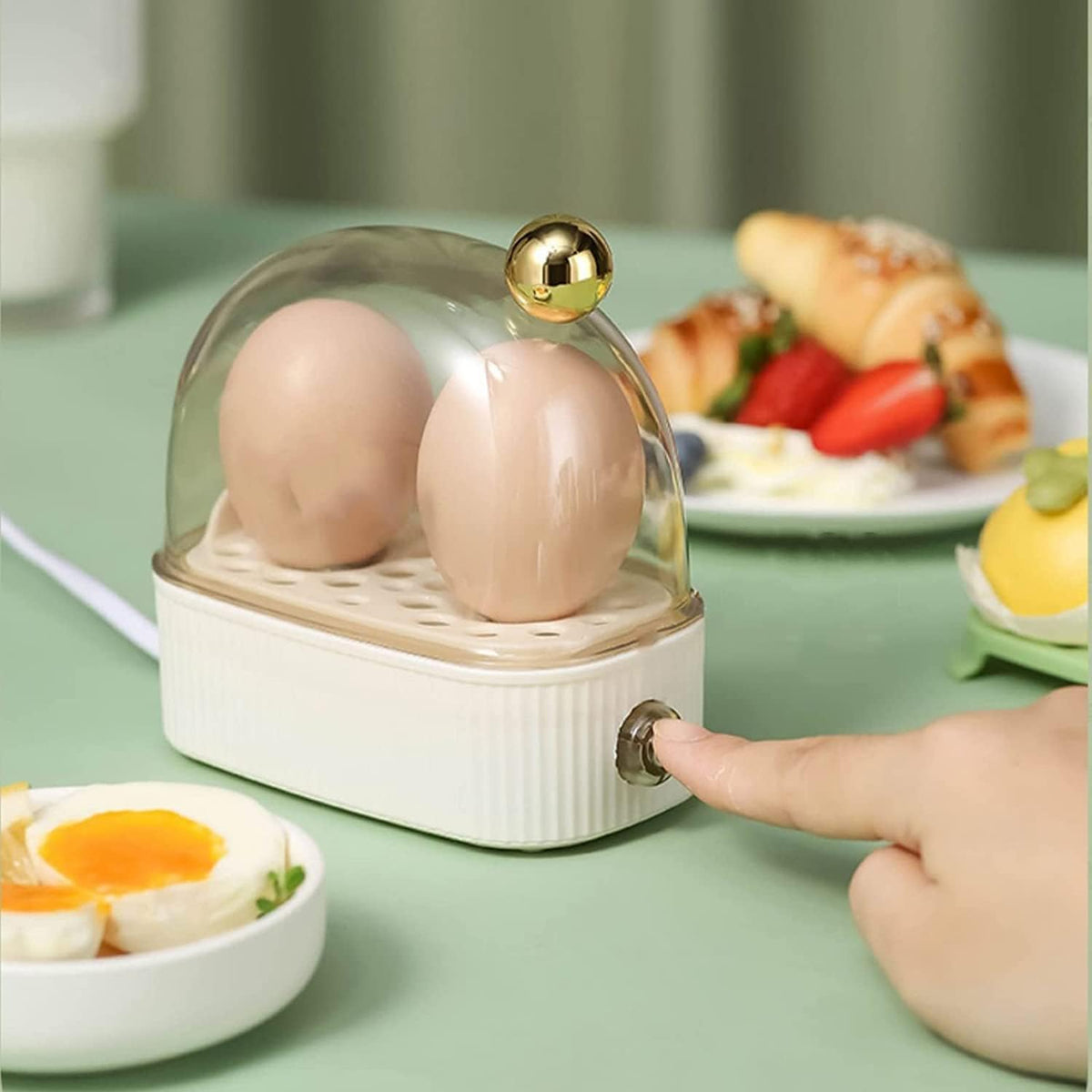 Cuiseur à Œufs Électrique - Œufs Parfaits Bouillis ou Pochés