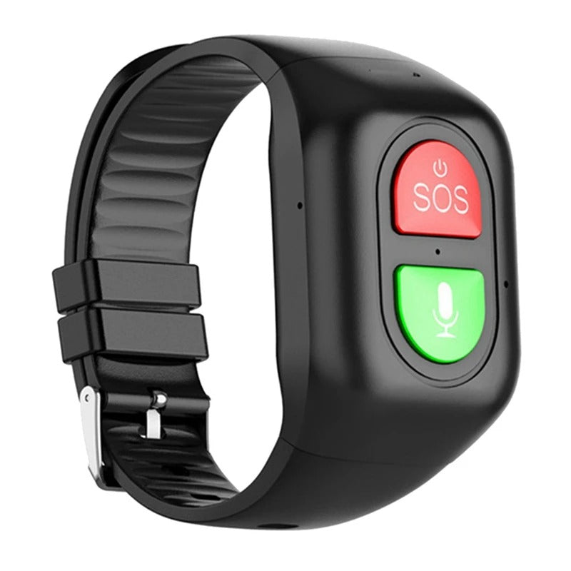 Montre GPS 4G pour Seniors - Suivi de Sécurité et Santé