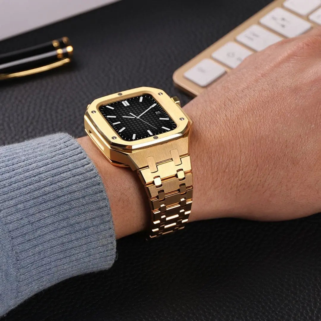 Coque de Protection pour Apple Watch 44 mm - Élégante et Durable en Acier Inoxydable