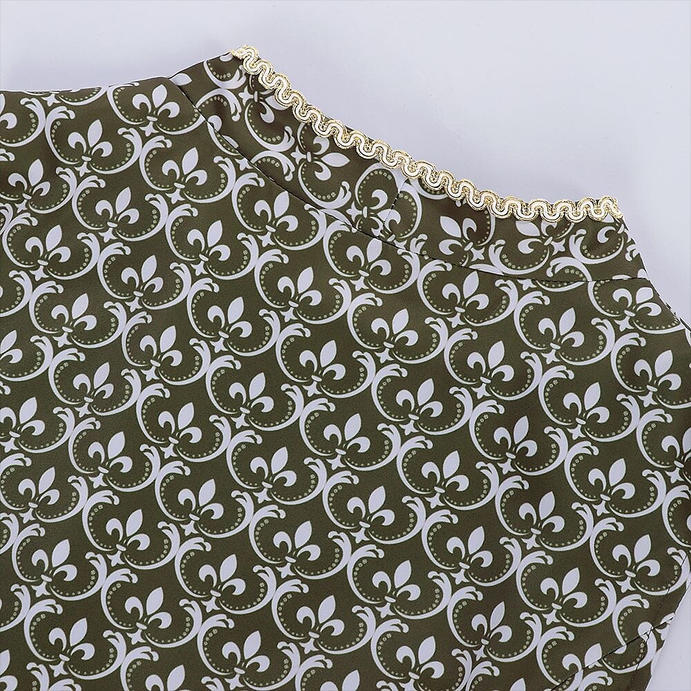 Robe dirndl verte brodée - Élégante avec Tablier Assorti