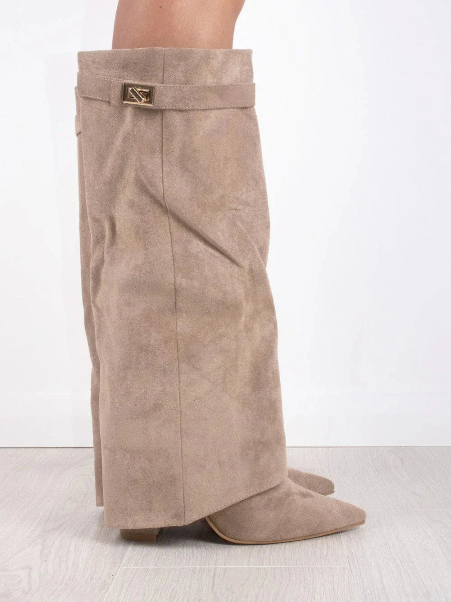 Bottes Montantes Chic pour Femmes - Style Élégant et Confort Optimal