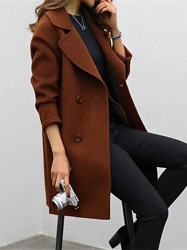 Manteau Trench Élégant pour Femmes - Style Classique et Confort Hivernal