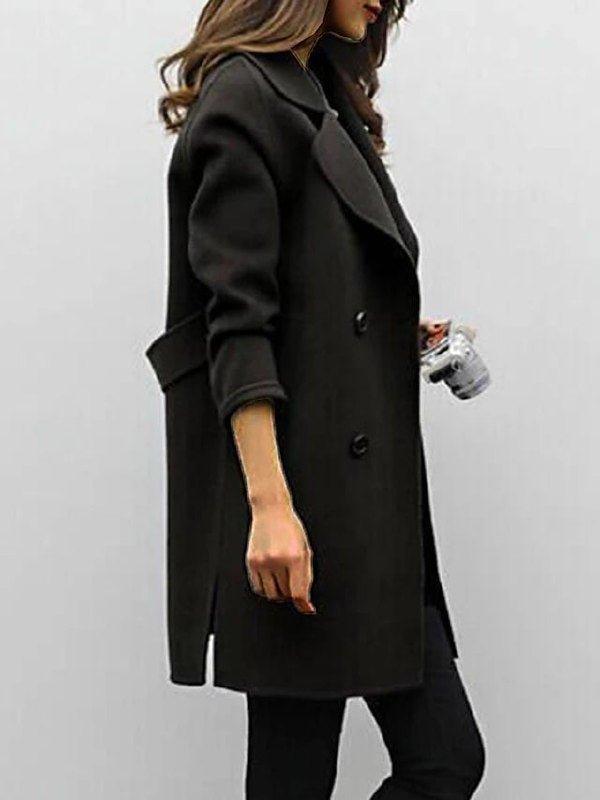 Manteau Trench Élégant pour Femmes - Style Classique et Confort Hivernal