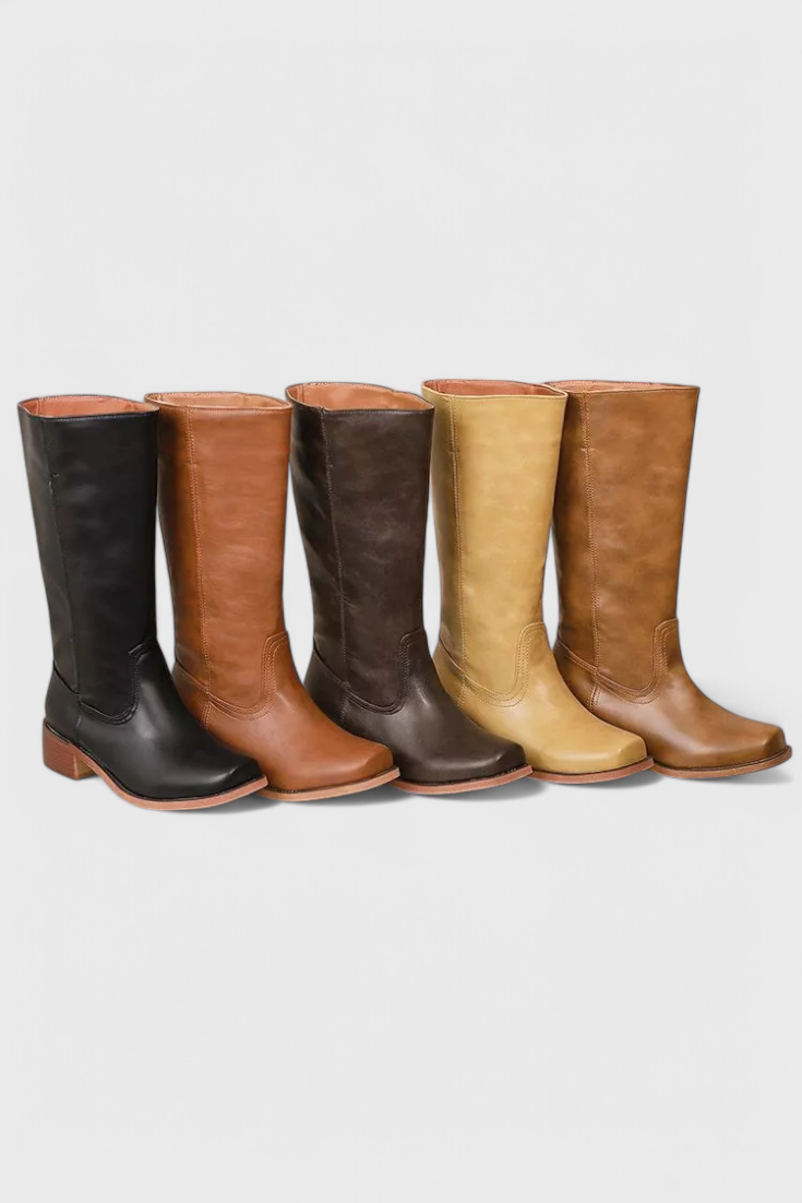 Bottes Jusqu'au Genou pour Femmes - Élégantes et Confortables Toute la Journée
