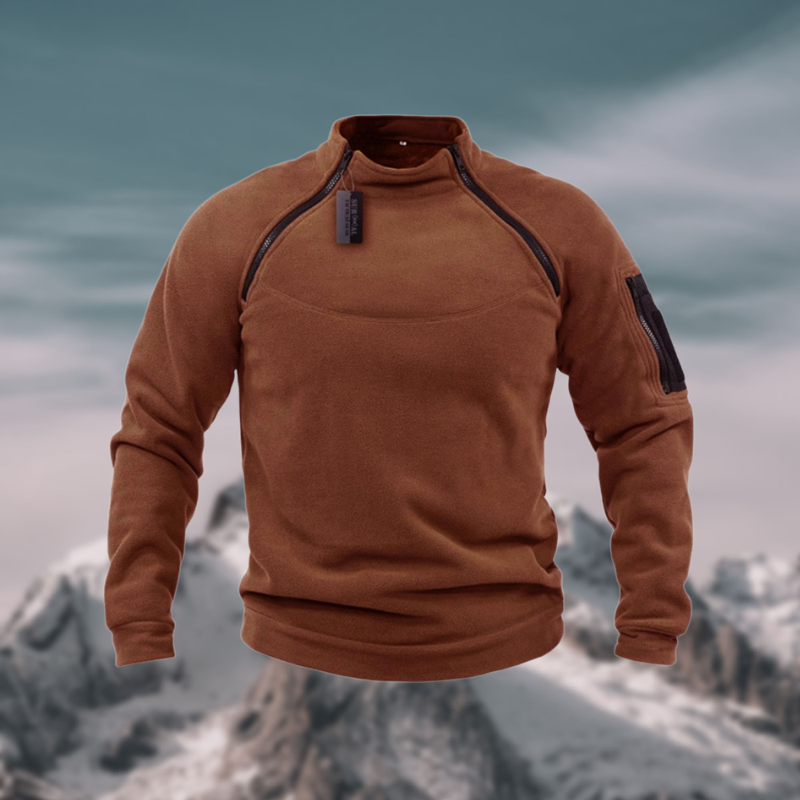 Pull en Polaire Isolée pour Hommes - Confort et Chaleur pour l'Automne
