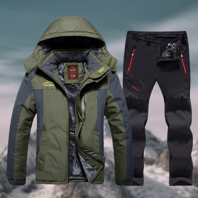 Ensemble d'Hiver Imperméable pour Hommes - Confort et Protection pour Aventures Froides