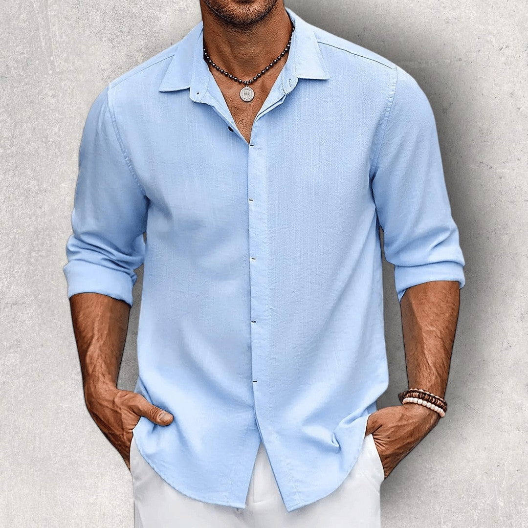 Chemise Slim Fit Élégante pour Hommes - Tissu Respirant et Confort Inégalé