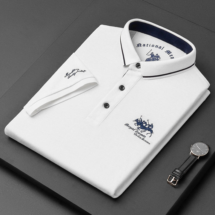 Polo Shirt Homme Élégant et Confortable - Coton Respirant et Design Intemporel