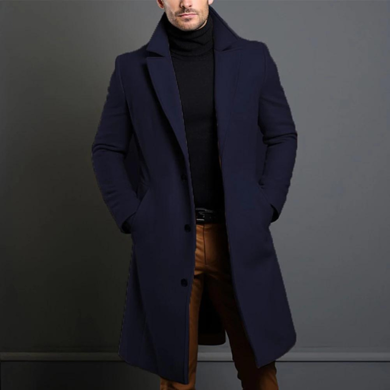 Manteau d'hiver en Laine pour Hommes - Élégance et Chaleur pour l'Hiver