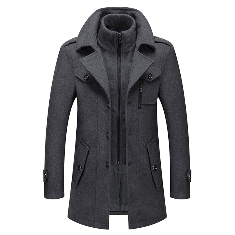 Manteau d'hiver élégant pour homme - Confort Durable et Style Polyvalent