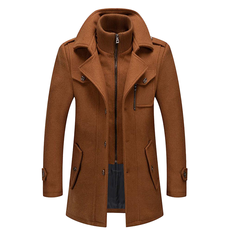 Manteau d'hiver élégant pour homme - Confort Durable et Style Polyvalent