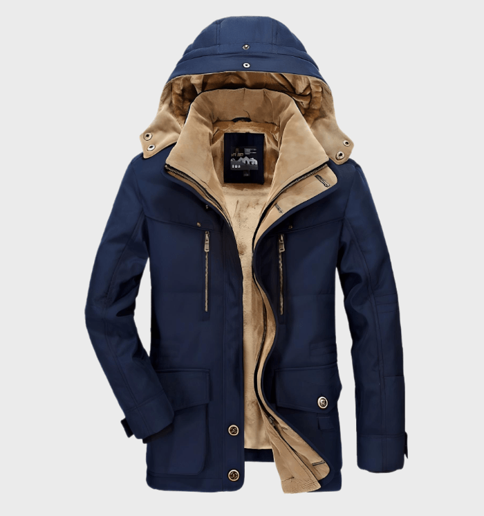 Veste d'hiver imperméable pour homme - Isolation chaude et respirante